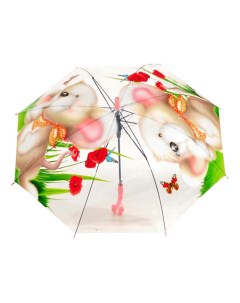 Зонт трость полуавтомат детский разноцветный 100 см Raindrops