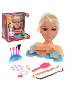 Кукла Барбара 9720688 для создания причёсок с аксессуарами Nobrand