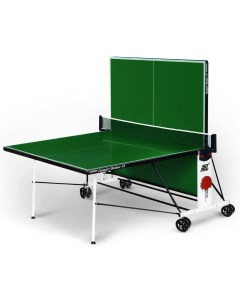 Теннисный стол Compact Outdoor LX green всепогодный со встроенной сеткой Start line