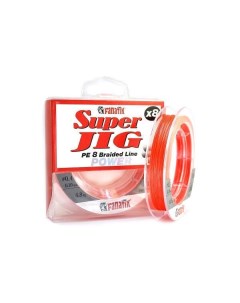 Шнур плетеный Super Jig PE x8 120 m оранжевый 2 0 0 23 mm Fanatik
