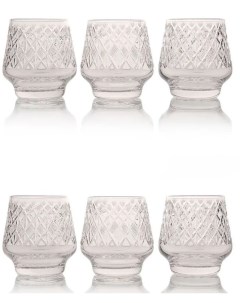 Набор 6 хрустальных стаканов НЕМАН 280 мл Неман стеклозавод