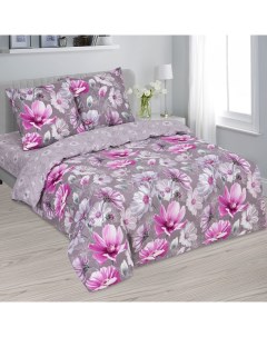Комплект постельного белья Азалия полутораспальный бязь розовый Арт-дизайн