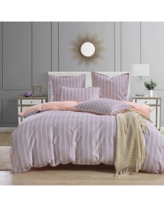 Комплект постельного белья Вивьен двуспальный с европростыней сатин серый Sofi de marko
