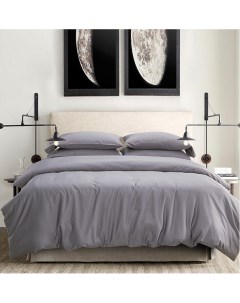 Комплект постельного белья by Blue Sleep евро сатин серый Simply b