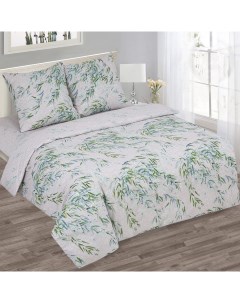 Комплект постельного белья Флэр двуспальный бязь зеленый Арт-дизайн