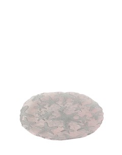 Блюдо сервировочное 33 см розовый серебро CDF 11134 2107104 Casa di fortuna