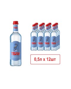 Вода минеральная природная питьевая столовая ТБАУ премиум газированная 0 5 л х 12шт Бавария
