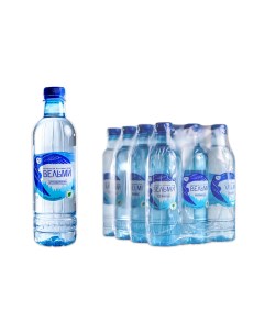 Артезианская природная питьевая негазированная вода 0 5л 12 бутылок Вельми