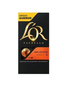 Кофе Espresso Delizioso в капсулах 52 г х 10 шт L'or