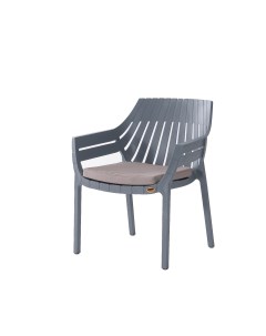 Садовое кресло Hilton Spc h 023 сер 66х70х81 5см серый Heniver