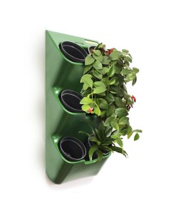 Фитомодуль 6 30х65 см зеленый вместимость 6 растений в комплекте с горшками Boxsand