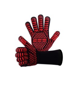 Огнеупорные перчатки grill gloves sber для гриля мангала барбекю термостойкие Pvhome