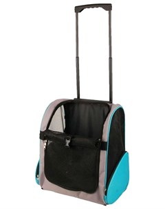 Сумка рюкзак Tirza 38x26x46 см на колесах черно синяя Flamingo