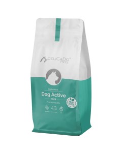 Сухой корм для собак Dog Active Mini телятина с индейкой 2 кг Delicado