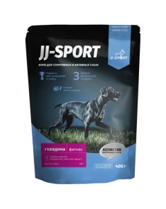 Сухой корм для собак Живая сила Фитнес говядина крупная гранула 0 4 кг Jj-sport