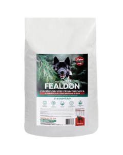 Сухой корм для собак Maxi Adult Lamb для крупных пород ягненок 12 кг Fealdon