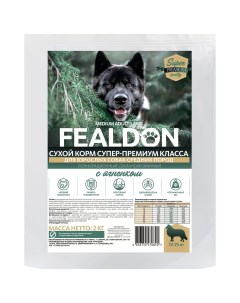 Сухой корм для собак Medium Adult Lamb взрослых средних пород с ягненком 2 кг Fealdon