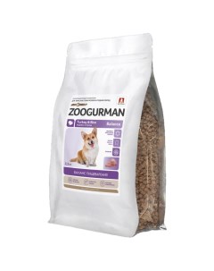 Сухой корм для собак Zoogurman Balance индейка с рисом 2 5кг Зоогурман
