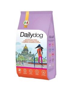 Сухой корм для собак Dailycat casual line индейка ягненок рис 3 кг Dailydog