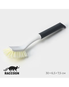 Щетка для мытья посуды breeze удобная ручка 30 6 5 8 5 см ворс 2 5 см Raccoon