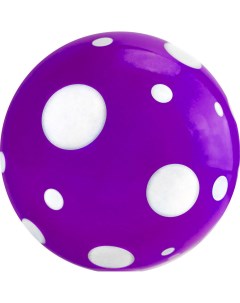 Мяч детский с рисунком Горошек d23см ПВХ MD 23 07 фиолетово белый Nobrand