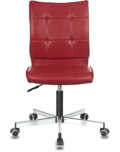Кресло офисное CH 330M цвет красный Next 13 искусственная кожа крестовина металл хром Бюрократ