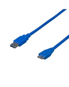 Кабель USB AT2825 USB 3 0 USB Am microUSB 0 8 m синий Atcom