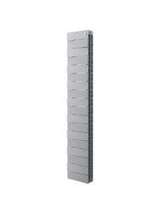 Радиатор PianoForte Tower 200 Silver Satin 18 секц Royal thermo