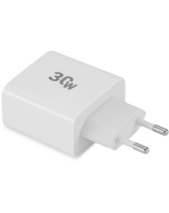 Сетевое зарядное устройство DGW3D USB C USB A 3A белый dgw3d0f110wh Digma