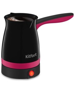 Кофеварка Электрическая турка КТ 7183 1 1000Вт черный малиновый Kitfort