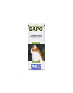 Спрей для кошек Барс инсектоакарицидный от блох и клещей 100мл Агроветзащита