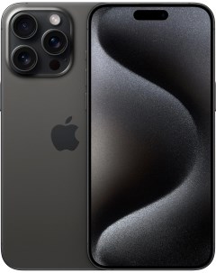 Телефон iPhone 15 Pro Max A3108 256Gb черный MV103CH A Apple