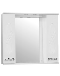 Зеркальный шкаф для ванной Венеция 90 ЛС 00000264 Style line