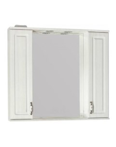 Зеркальный шкаф для ванной Олеандр 90 ЛС 00000484 пастель Style line