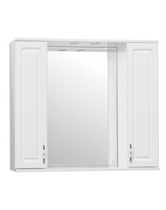 Зеркальный шкаф для ванной Олеандр 90 ЛС 00000242 Style line