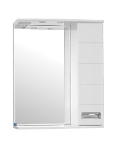 Зеркальный шкаф для ванной Ирис 65 ЛС 00000019 Style line