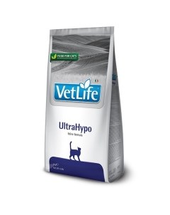 Vet Life Cat UltraHypo Корм сух д кошек при аллергии 2кг Farmina