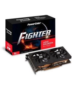 Видеокарта PowerColor AMD Radeon RX 7600 RX 7600 8G F 8ГБ Fighter GDDR6 Ret Powercolor