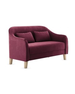 Прямой диван Эвита 86 70 см Пружинный блок Мягкие Фиолетовый 144 Малогабаритные Первый мебельный