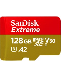 Карта памяти Extreme 128GB с адаптером SDSQXAA 128G GN6MA Sandisk