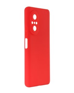 Чехол DF для Huawei Nova 9 SE Silicone Red hwCase 107 Df-group