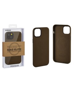 Чехол iPhone 15 Plus Mag Elite коричневый IS006275 K-doo