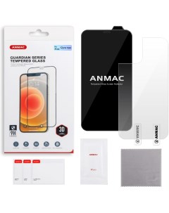 Защитное стекло для iPhone 12 Pro Max пленка назад 3D черный Арт 1137390 Anmac