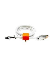 Кабель micro USB USB мощный кабель USB Micro USB б 1 м белый Nobrand