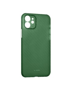 Чехол iPhone 12 Air Carbon зеленый IS000369 K-doo