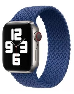 Ремешок на руку для Apple Watch 42 44 45 49 мм нейлоновый эластичный 12 синий Nobrand