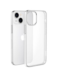 Чехол для Iphone 15 Plus силиконовый толщина 1 1 мм прозрачный Hoco