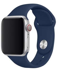 Ремешок на руку для Apple Watch 42 44 45 49 мм Silicon синий Nobrand