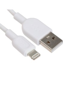 Кабель Lightning S01 Lightning USB 2 4 А 1 м зарядка передача данных белый Smartbuy
