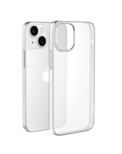Чехол для Iphone 15 силиконовый толщина 1 1 мм прозрачный Hoco